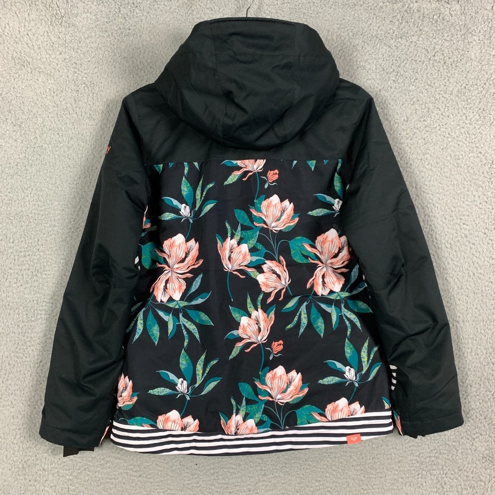 Roxy Jetty Block Jacket Women's Small True‎ Black Tropical Day Snowboard DryRide - Picture 6 of 11